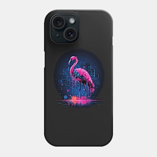 Cyberpunk flamingo Phone Case