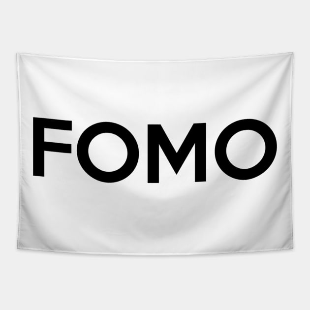 FOMO (Fear of Missing Out) Tapestry by AustralianMate