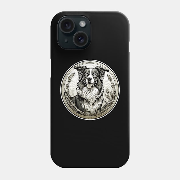 Border Collie dog Phone Case by Kelimok