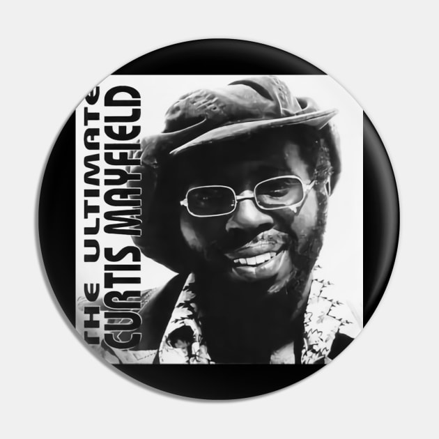 Curtis Mayfield Pin by TOY MACHINE 