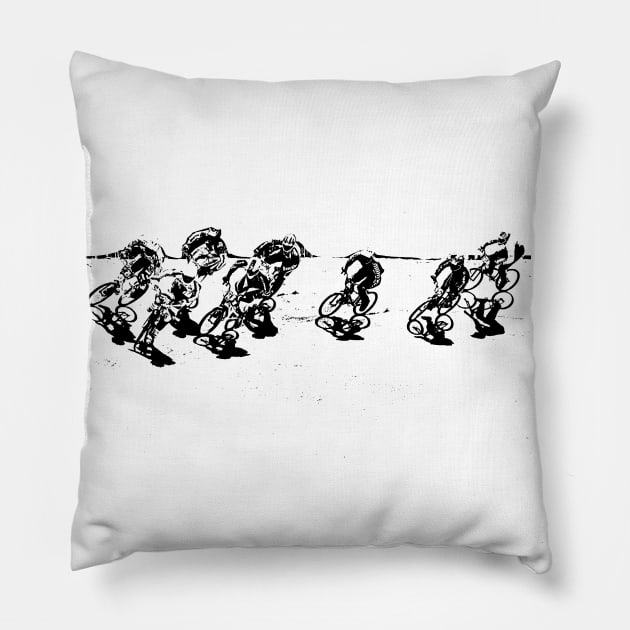 bmx Pillow by rickylabellevie