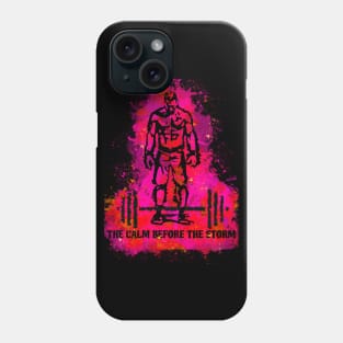 The calm Before The Storm (male_pink) Phone Case