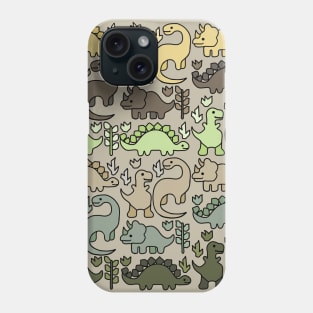 Jungle Colors Dinosaurs Phone Case