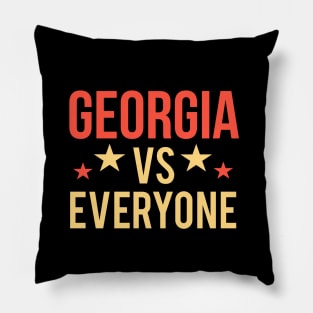 Georgia vs everyone Pillow