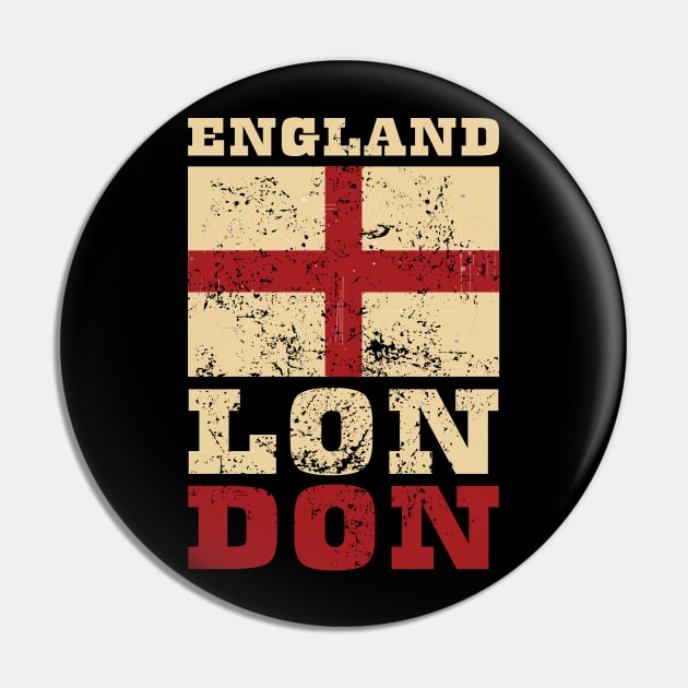 Flag of England Pin by KewaleeTee