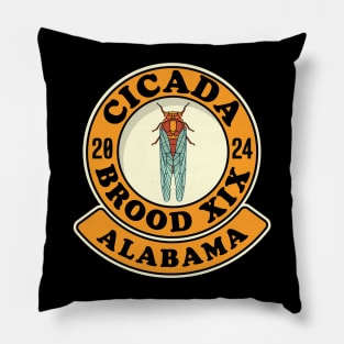 Cicada Brood XIX Alabama Pillow