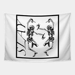 Slay Skeletons Tapestry