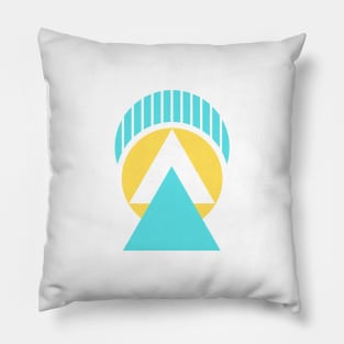 Mountain Life Digital Art #6 Pillow