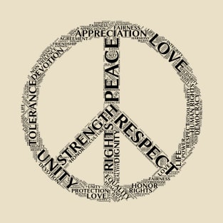 Peaceful Words T-Shirt