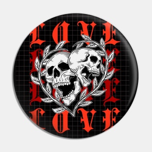 Gothic Love red Pin