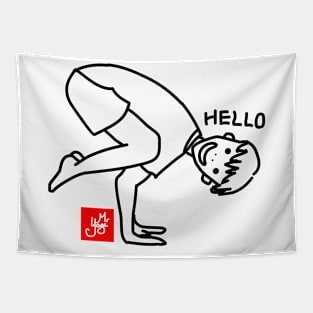 HELLO (YOGA) Tapestry