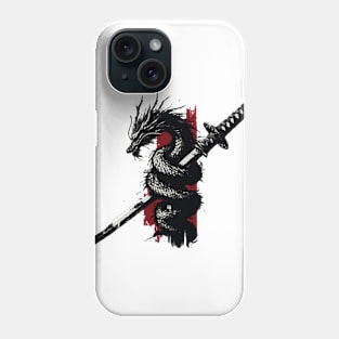 Katana Dragon Phone Case