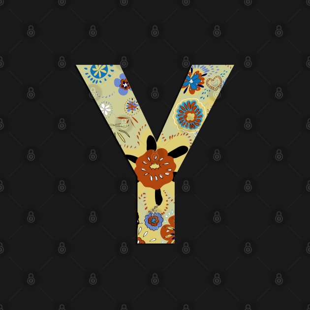 Monogram letter Y by Slownessi