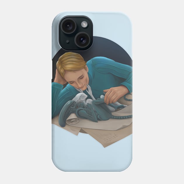 David and his Children Phone Case by Studio Yutani