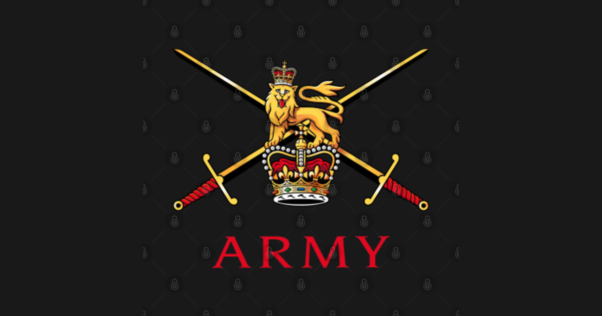 British Army Crest - British Army Crest - Sticker | TeePublic