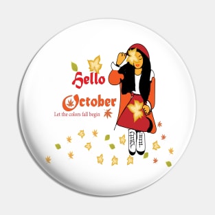 Hello October Let The Colors Fall Begin Pin