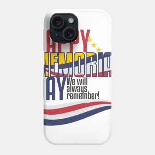 Happy Memorial Day Phone Case