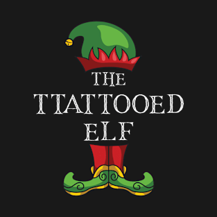 The Tattooed Elf Matching Family Christmas Pajama T-Shirt