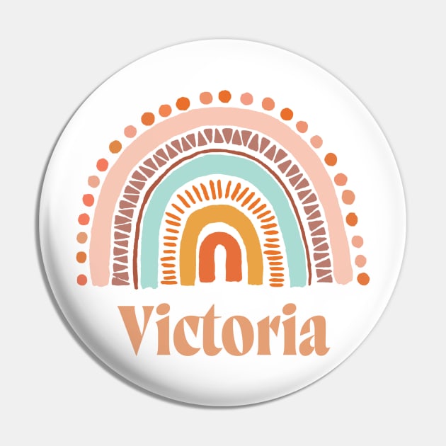 Hand Name Written Of Victoria Pin by CnArts