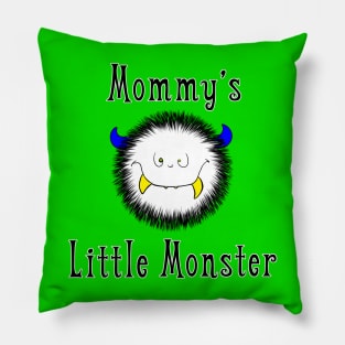 Mommy's Little Monster Pillow