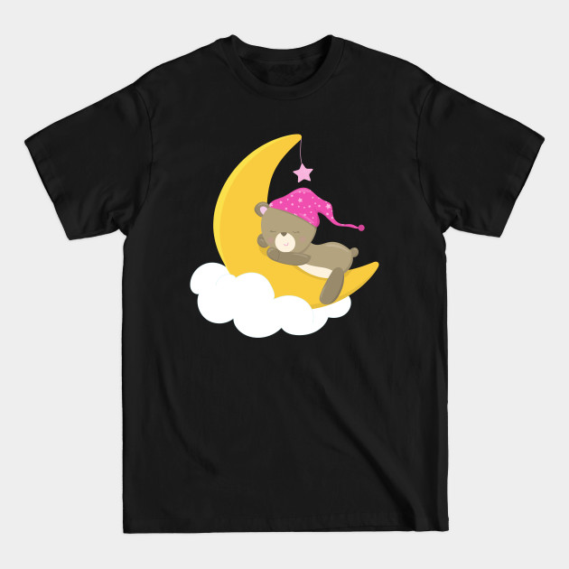 Discover Sleeping Bear, Bear On The Moon, Little Bear - Sleeping Bear - T-Shirt