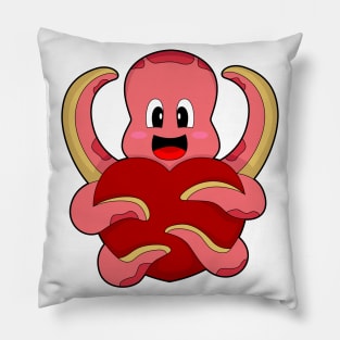 Octopus Heart Pillow