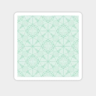 Geo Squares Mint Green Magnet