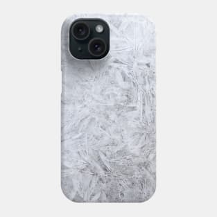 SCENERY 58 - Clear White Snowflake Frost Ice Phone Case