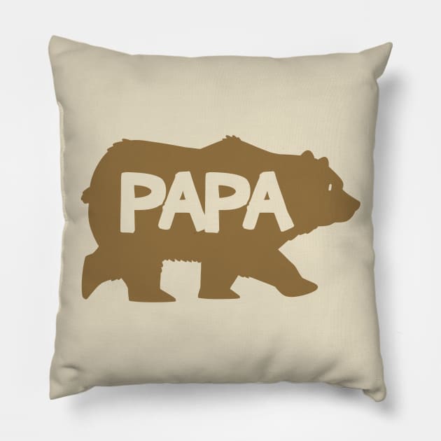 Papa Bear Pillow by AJ & Magnus