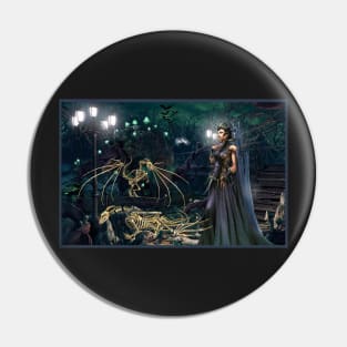 Queen of the Dragon Underworld Pin