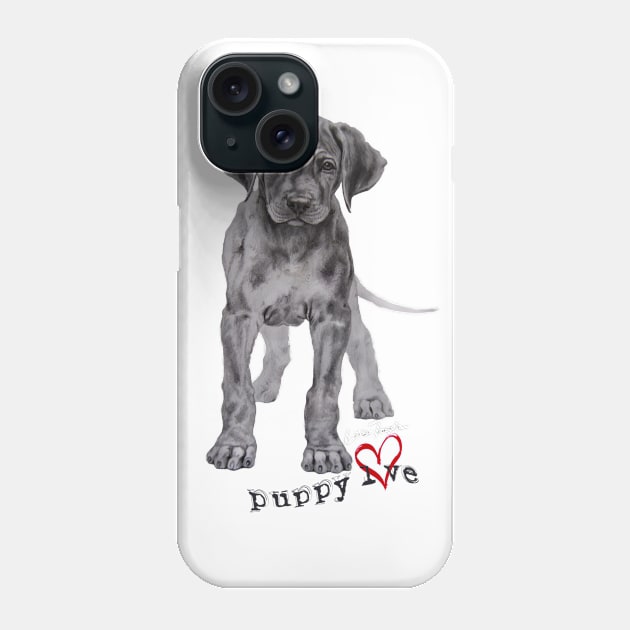 Puppy Love Phone Case by Leisa