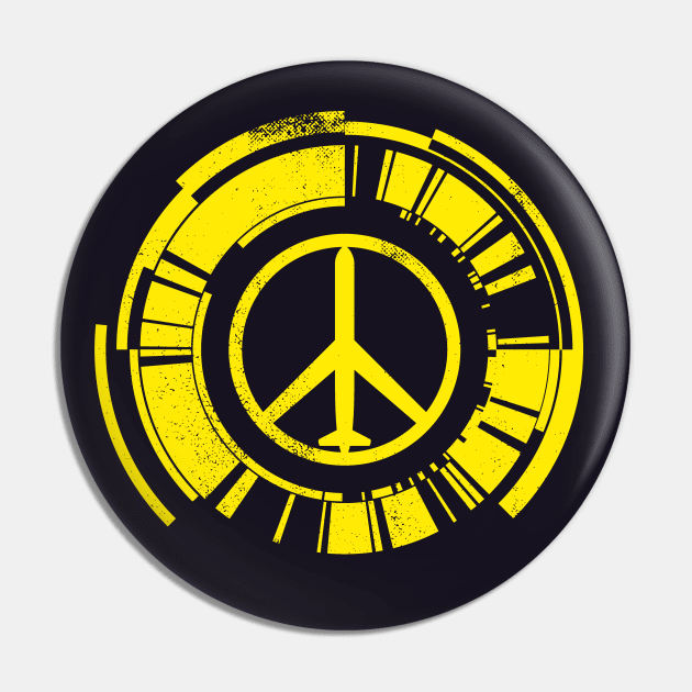 Walker of Peace [Yellow] Pin by DCLawrenceUK