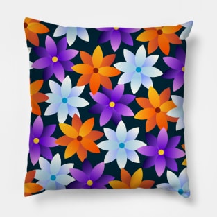 Beautiful Gradient Flower Pillow