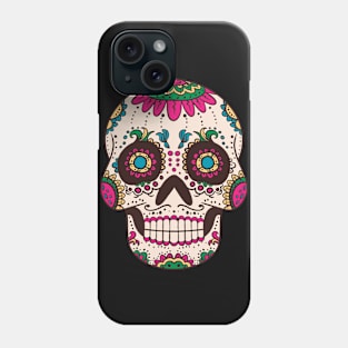 Sugar Skull Cranium Halloween Costume Phone Case