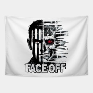 Face Off Tapestry