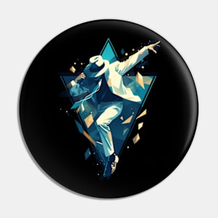 Music Icon - Geometric Shapes - Pop Music Pin