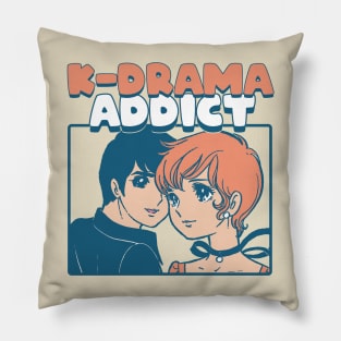 K-Drama Addict Vintage Pillow