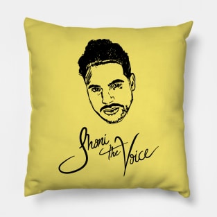 Jhoni The Voice Illustration Tee Pillow