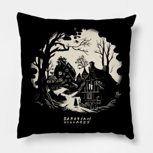 Barovian Villages 5 Pillow