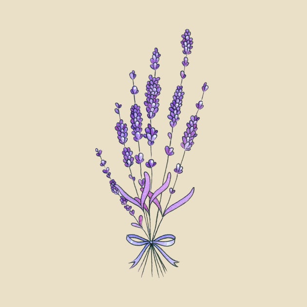 Lavender cutout by Leonie Jonk