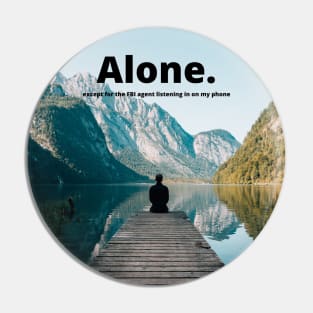 Alone in the mountains Pin