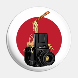 Film Camera Ramen Pin