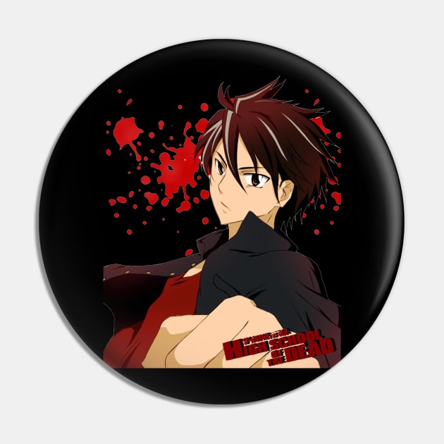 takashi Komuro - Highschool Of The Dead - Pin