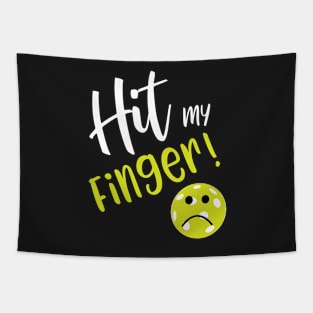 Funny Pickleball Excuse Hit My Finger Tapestry