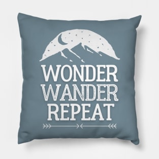 Wonder Wander Repeat Pillow