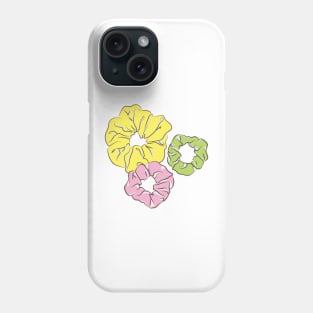 cute hair scrunchie Phone Case