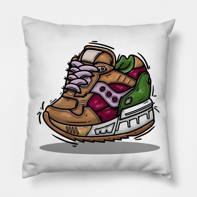 Saucony x End Burger Pillow by ShoesArt.Studio