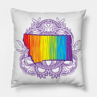 Montana Mandala Pride Pillow