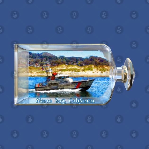 Ship In A Bottle Morro Bay California by 2HivelysArt