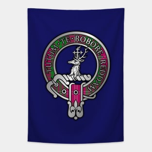 Clan Crawford Crest & Tartan Tapestry